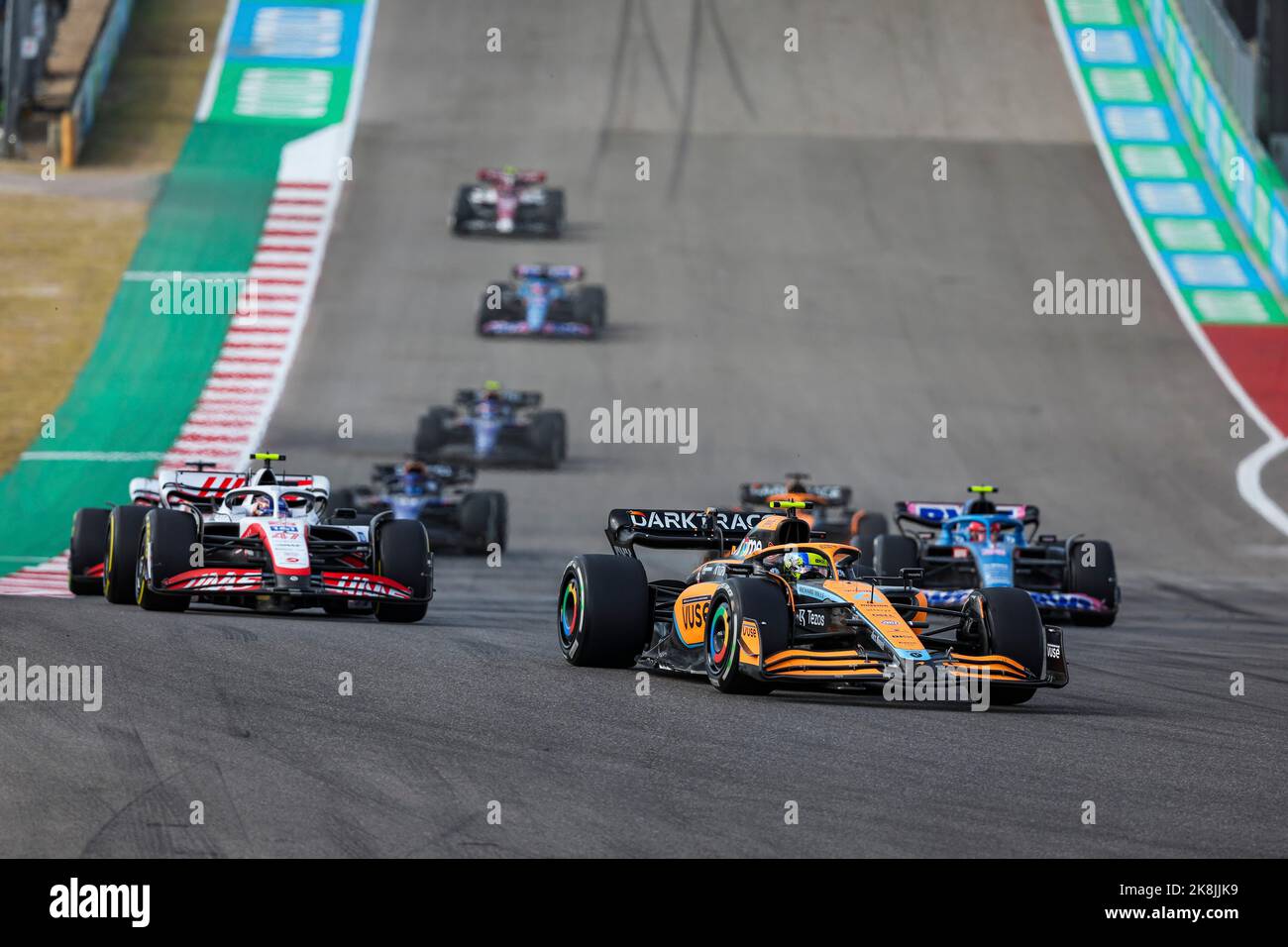 Austin, États-Unis. 23rd octobre 2022. #4 Lando Norris (GBR, McLaren F1 Team), Grand Prix des États-Unis F1 au circuit of the Americas on 23 octobre 2022 à Austin, États-Unis d'Amérique. (Photo par HIGH TWO) Credit: dpa/Alay Live News Banque D'Images