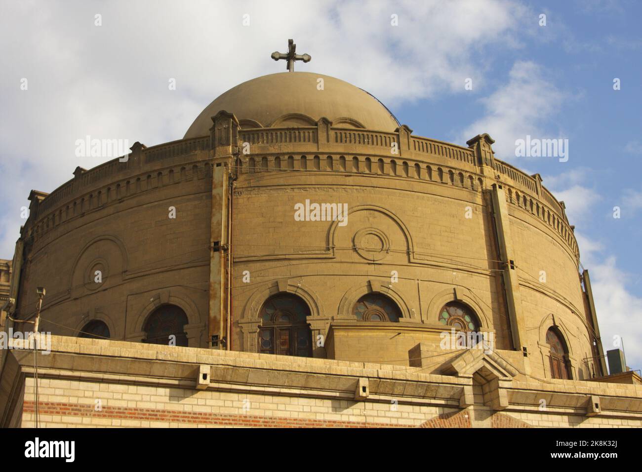 Église des Saints Sergius et Bacchus copte, le Caire, Égypte Banque D'Images