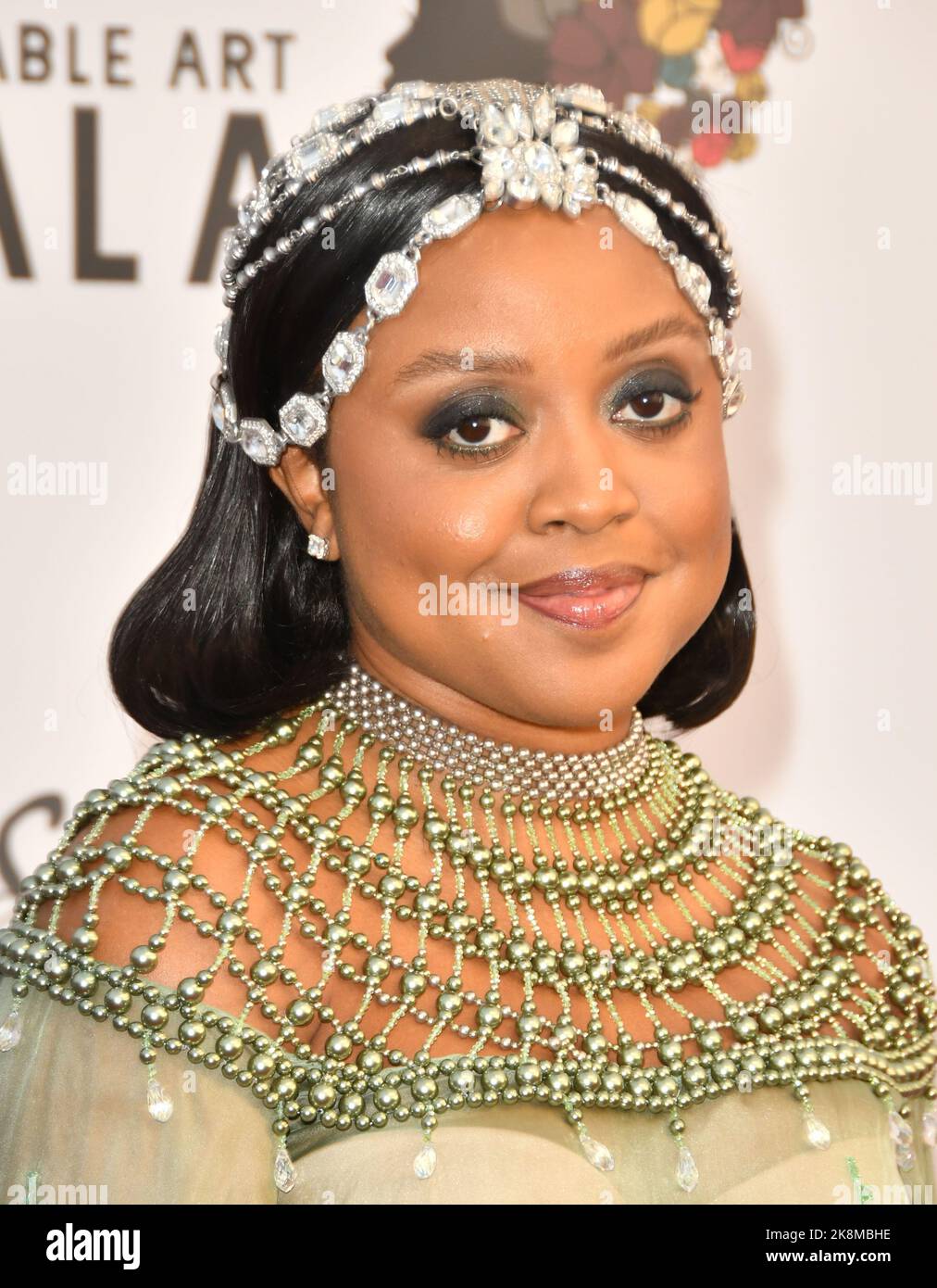Santa Monica, Californie 22nd octobre 2022. Quinta Brunson au Gala d'art enratable 5th sur 22 octobre 2022 au Barker Hanger de Santa Monica, Californie. Credit: Koi Sojer/Snap'n U photos/Media Punch/Alamy Live News Banque D'Images