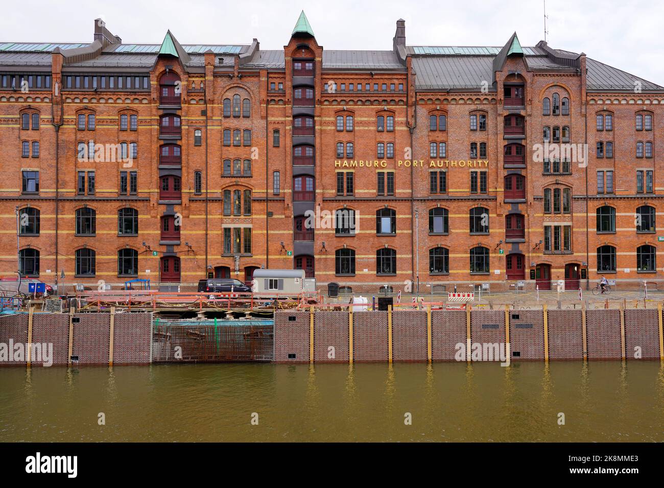 Le Speicherstadt de Hambourg est le plus grand complexe d'entrepôts historiques du monde, situé dans le port de Hambourg. Inscrit sur le site du patrimoine mondial de l'UNESCO. Banque D'Images