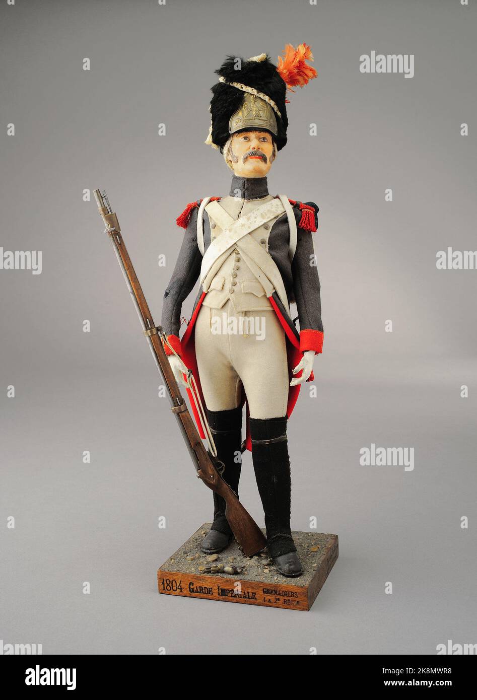 Charles Sandre Grenadier de la Garde impériale Alberto Ricci photo Banque D'Images
