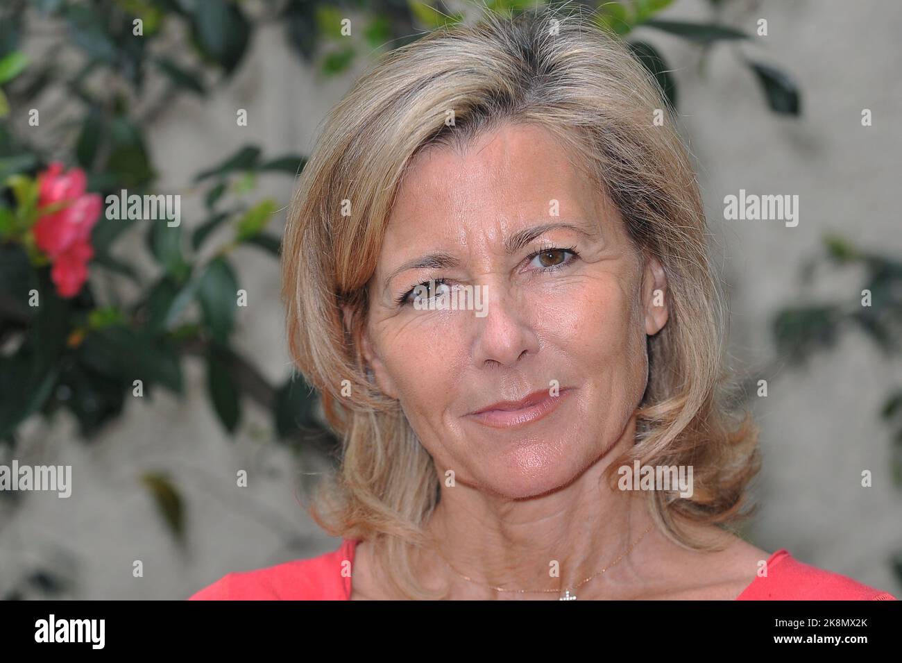 Claire Chazal à la conférence de presse de la flamme Marie-Claire aux Salons France Amériques à Paris. 10 mai 2012 Banque D'Images