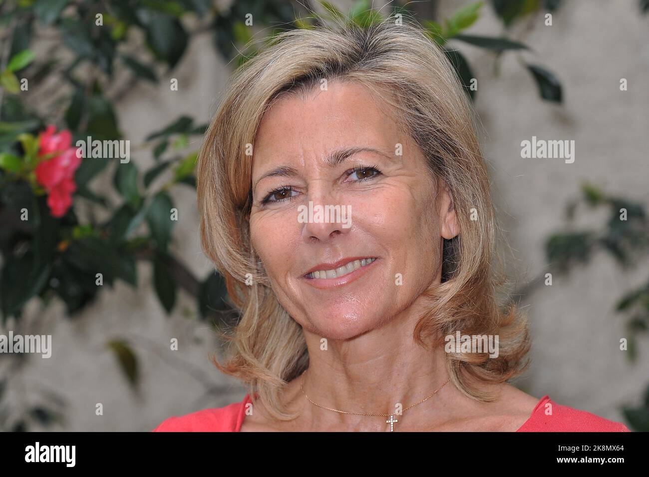 Claire Chazal à la conférence de presse de la flamme Marie-Claire aux Salons France Amériques à Paris. 10 mai 2012 Banque D'Images