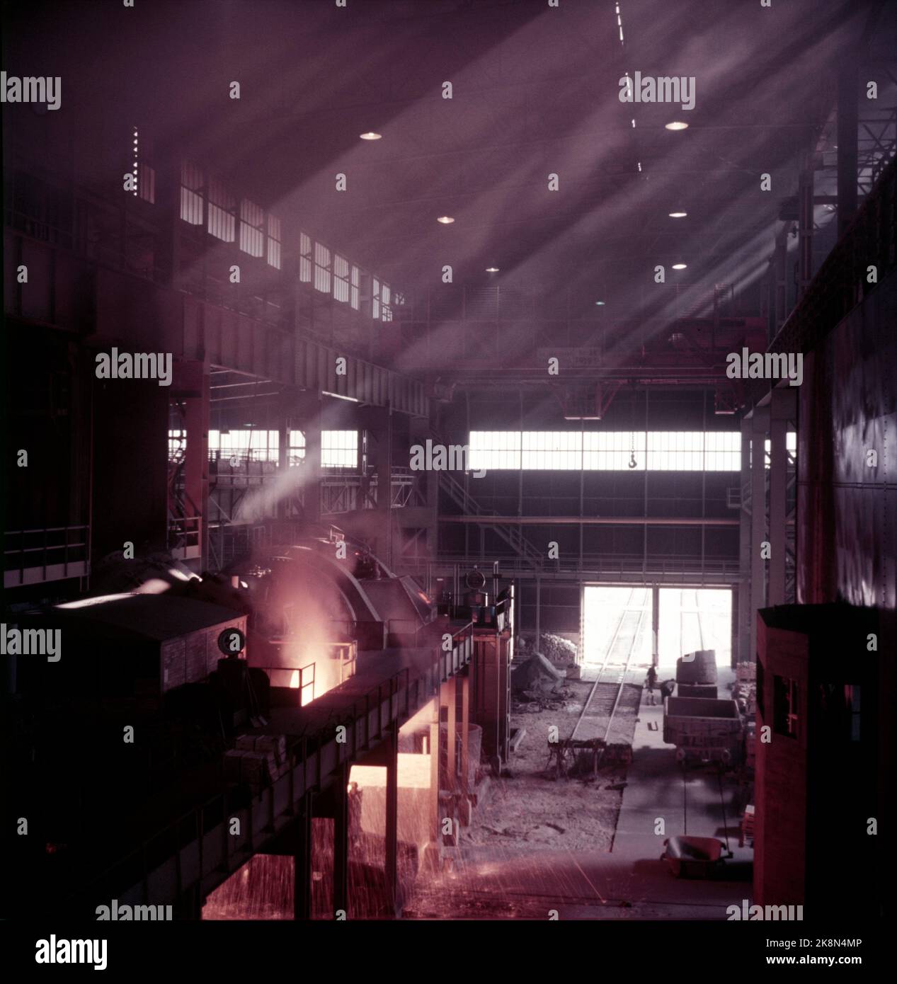 Mo i Rana 1955 Norsk Jernverk dans Mo i Rana est mis en service