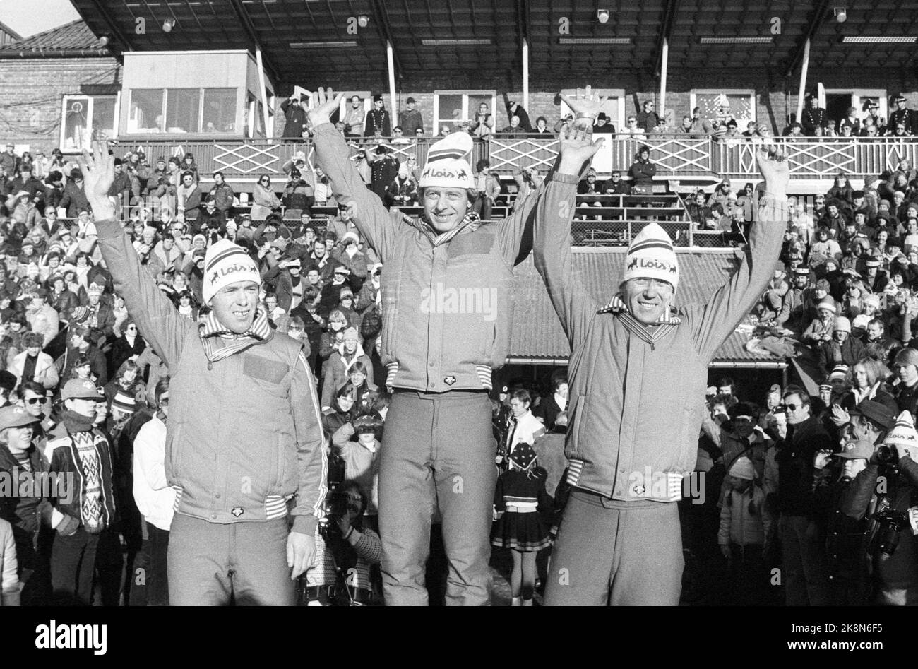 15 février 1981 d'Oslo. Championnats du monde, patinage au stade