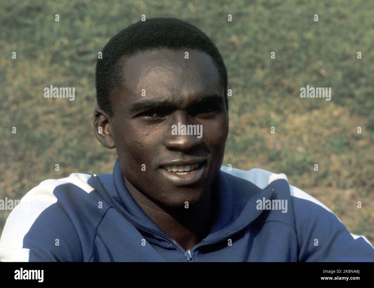 Oslo août 1972 Conférence internationale d'athlétisme à Bislett. Ici le coureur de nid John Aki-Bua de l'Ouganda. PHOTO: SAGEN / PIFTS CENTRE / NTB Banque D'Images