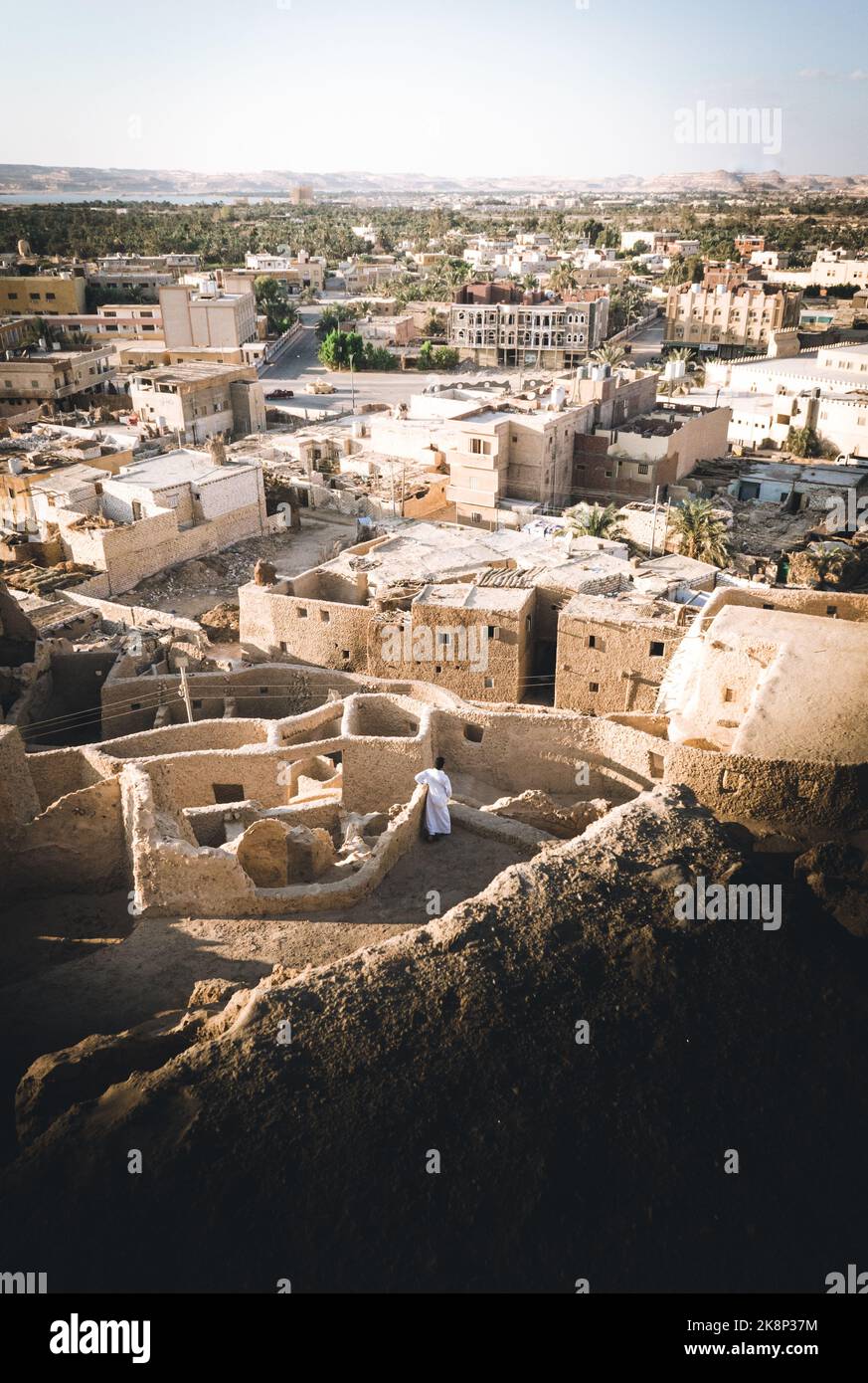 La forteresse de shali Banque D'Images