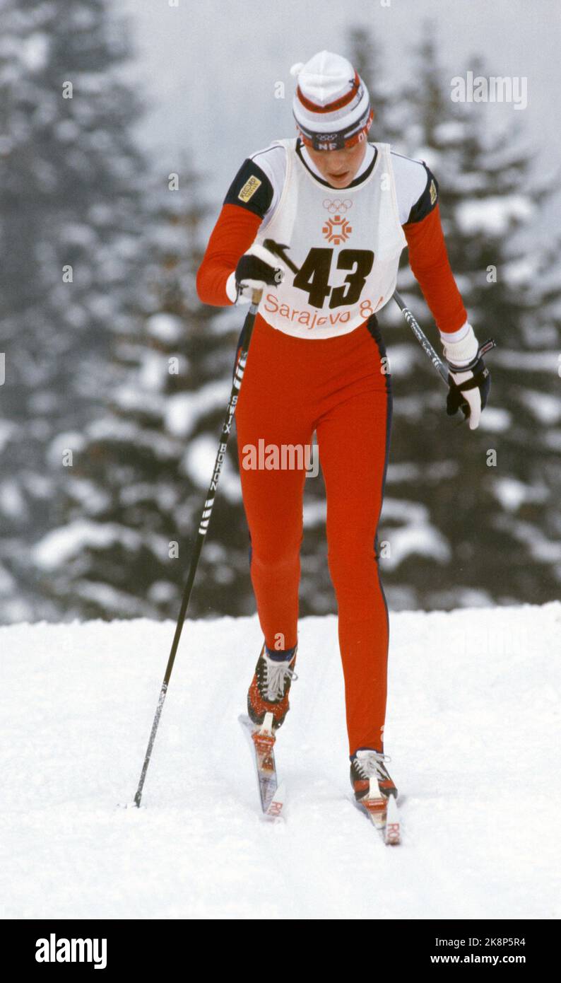 Sarajevo, Yougoslavie 1984-02. Les Jeux Olympiques d'hiver 1984. La
