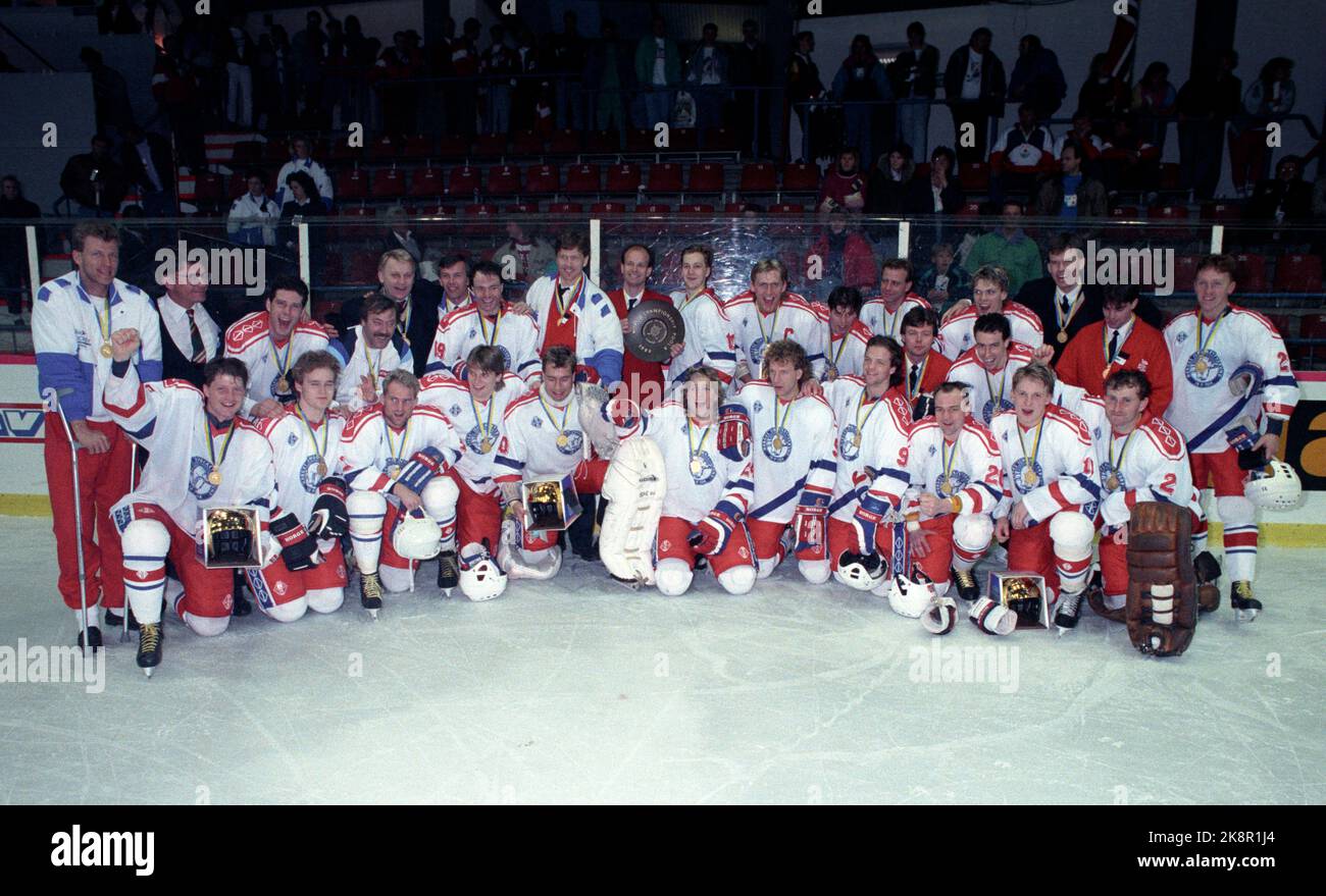 Coupe du monde de hockey sur glace Oslo 19890409. Finale, Suisse