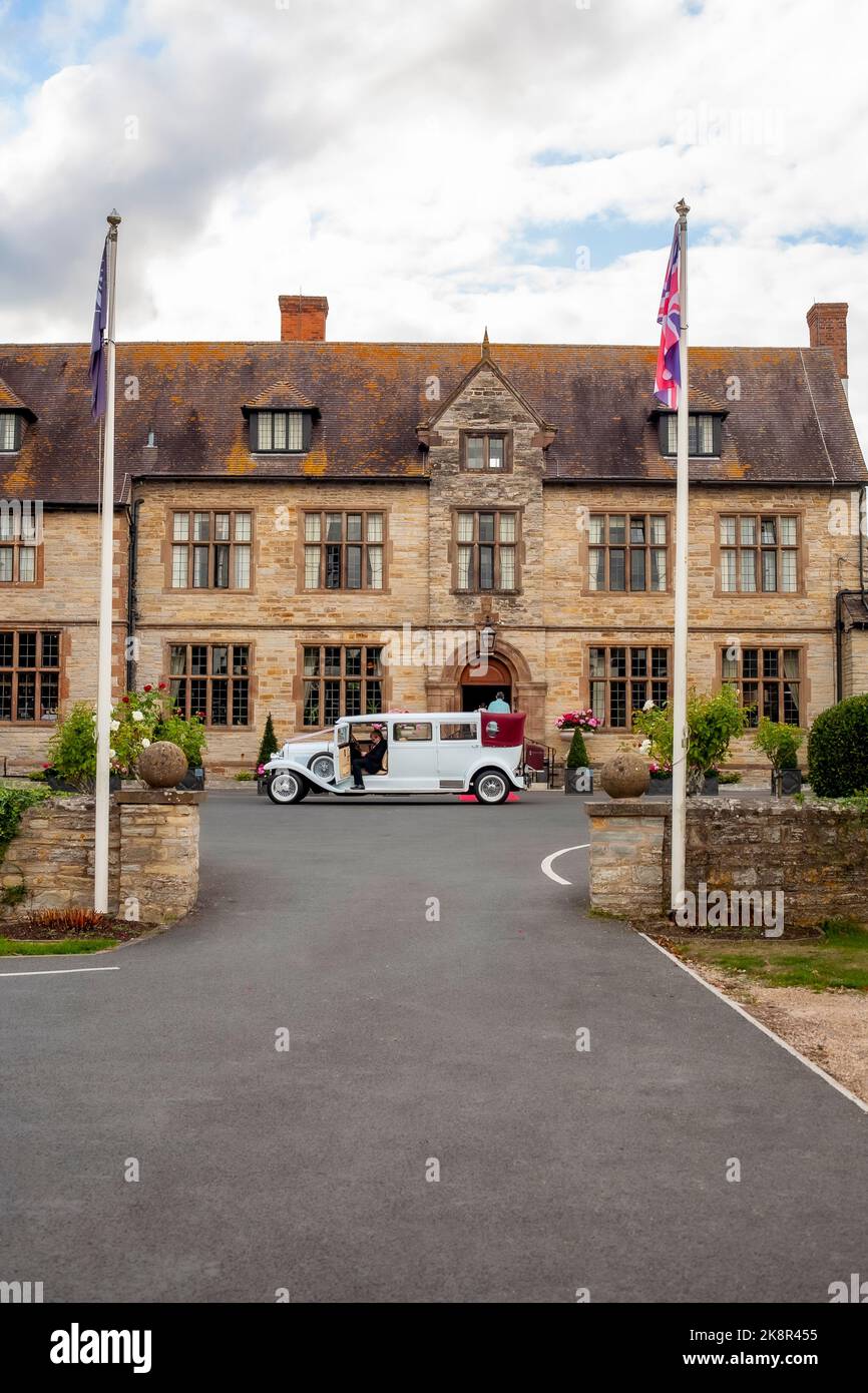 Billesley Manor, Warwickshire Banque D'Images