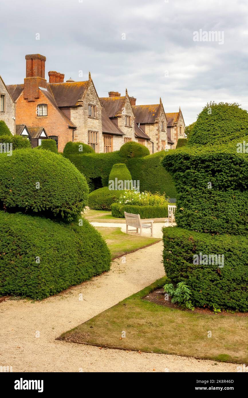 Billesley Manor, Warwickshire Banque D'Images