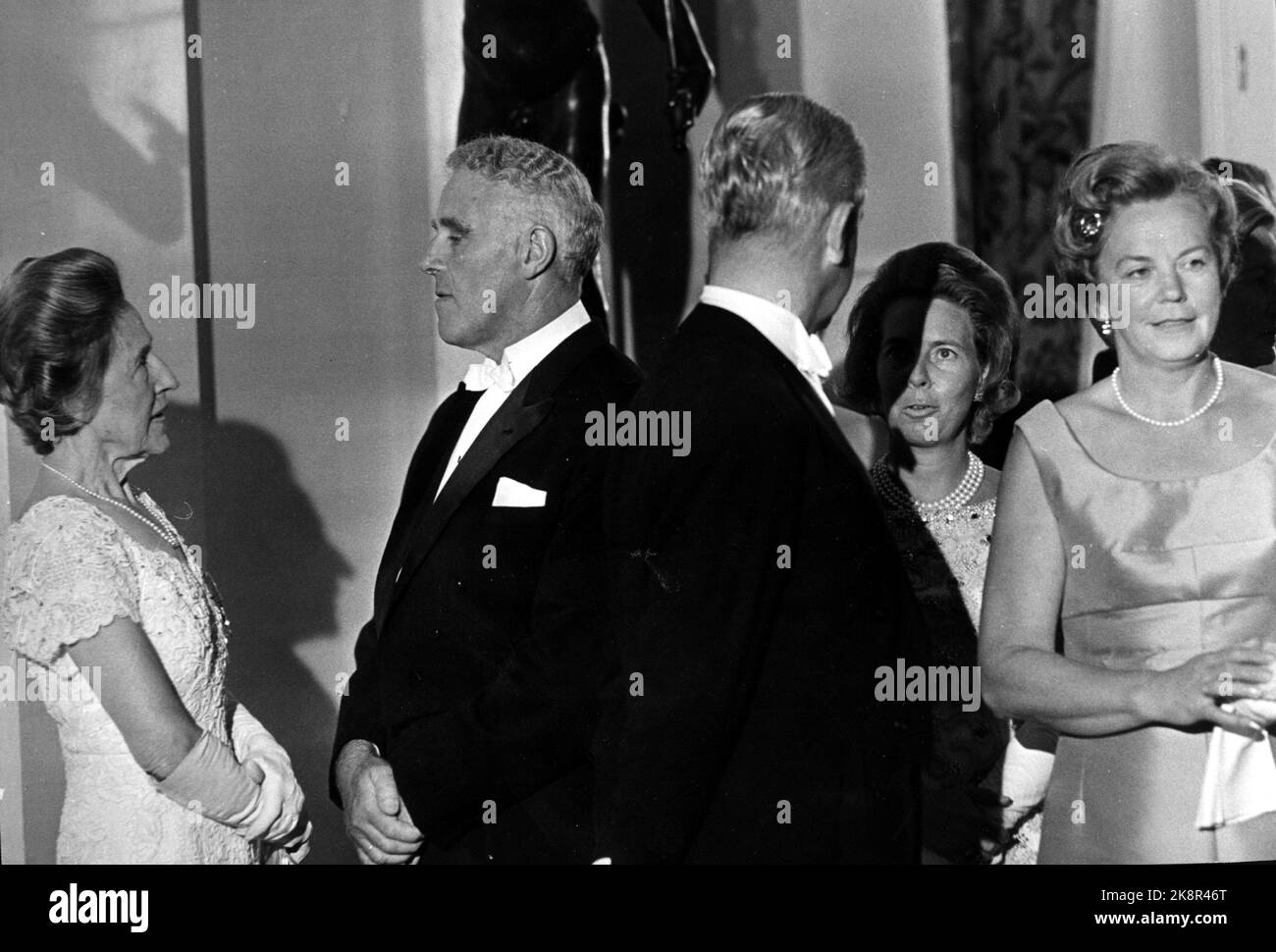 Oslo 1968-08-29: Mariage royal norvégien. Le prince héritier Harald épouse Sonja Haraldsen. Voici un invité éminent; le ministre d'État de l'époque Per Borten (No 2 BC) NTB archive photo / NTB Banque D'Images