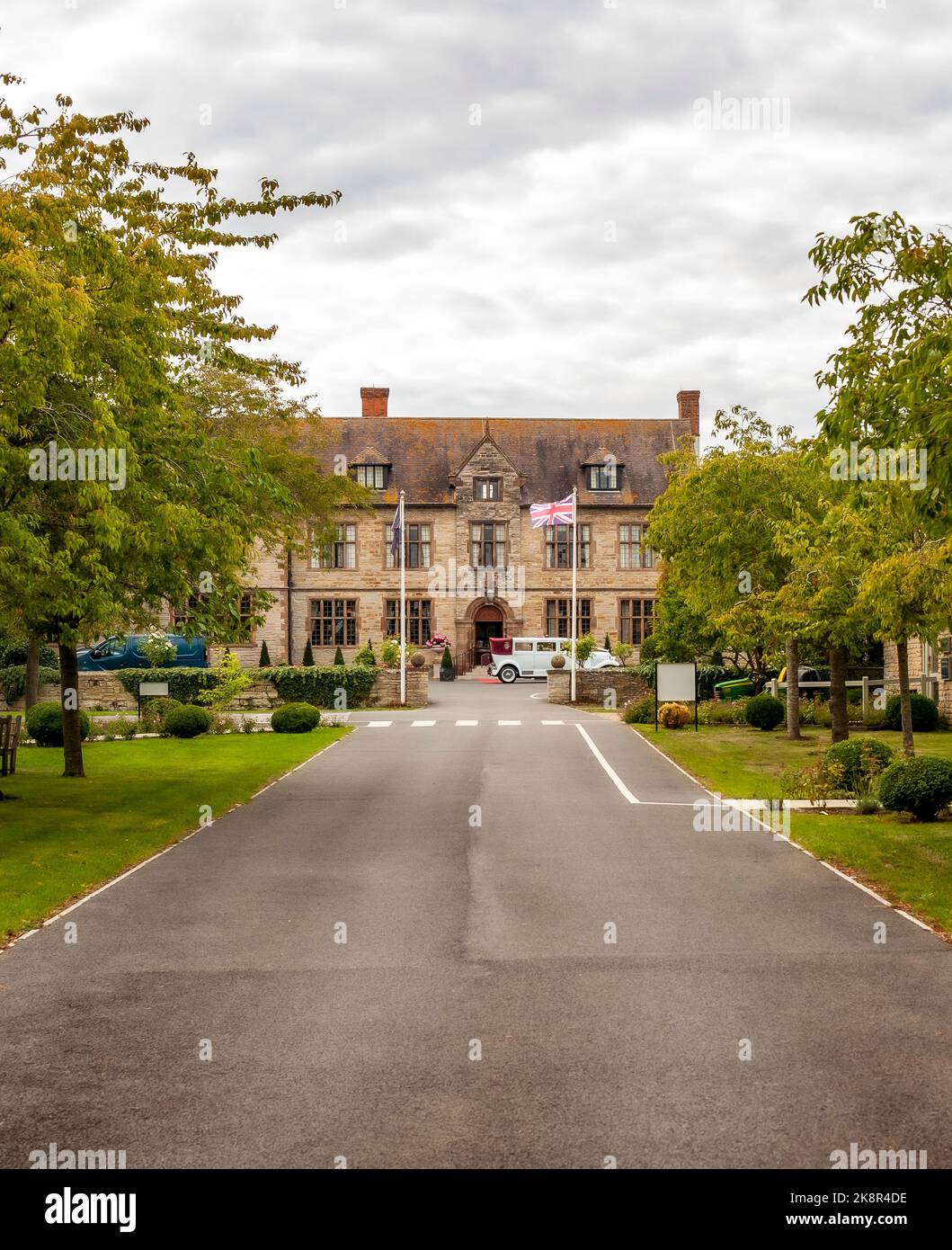 Billesley Manor, Warwickshire Banque D'Images