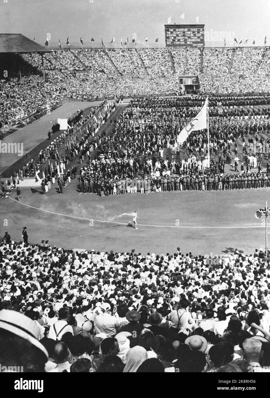 Londres, Angleterre. 194807. L'ouverture des Jeux Olympiques à Londres 1948. Photo: NTB / NTB Banque D'Images