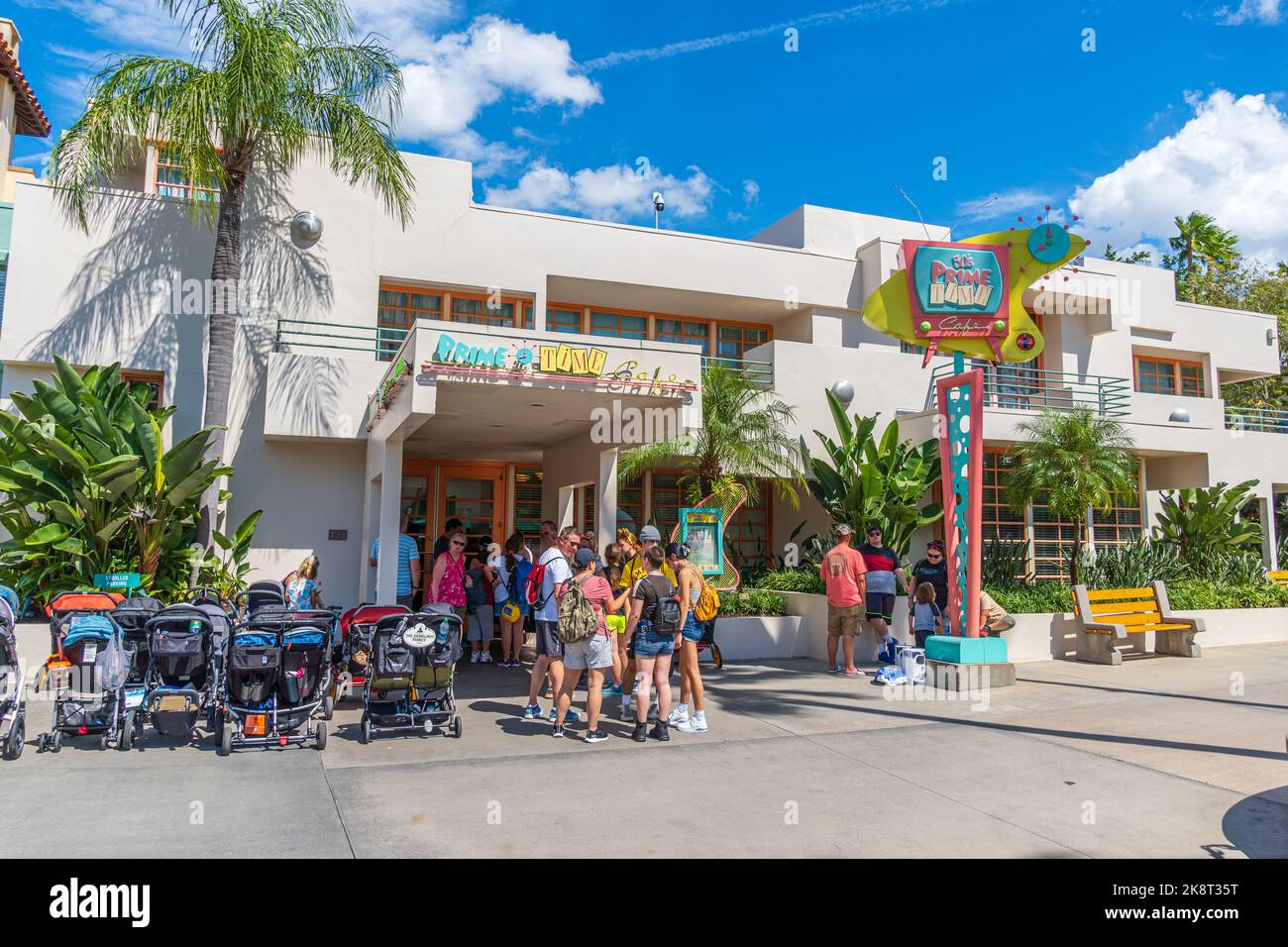 Restaurant du 50's Prime Time café à Hollywood Studios - Walt Disney World Resort, Lake Buena Vista, Floride, États-Unis Banque D'Images