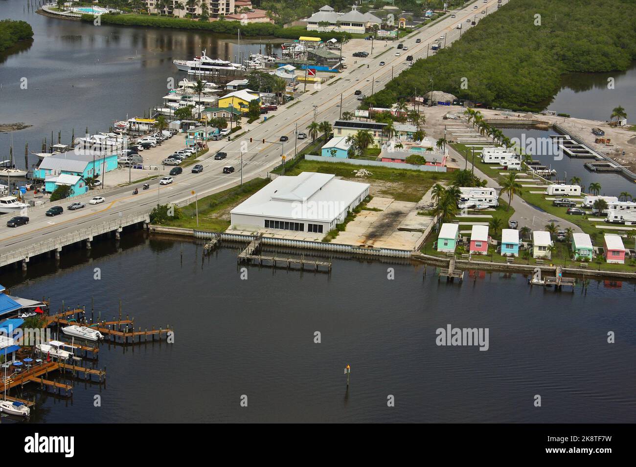 Fort Myers Beach Sanibel captiva avant l'ouragan Ian Banque D'Images