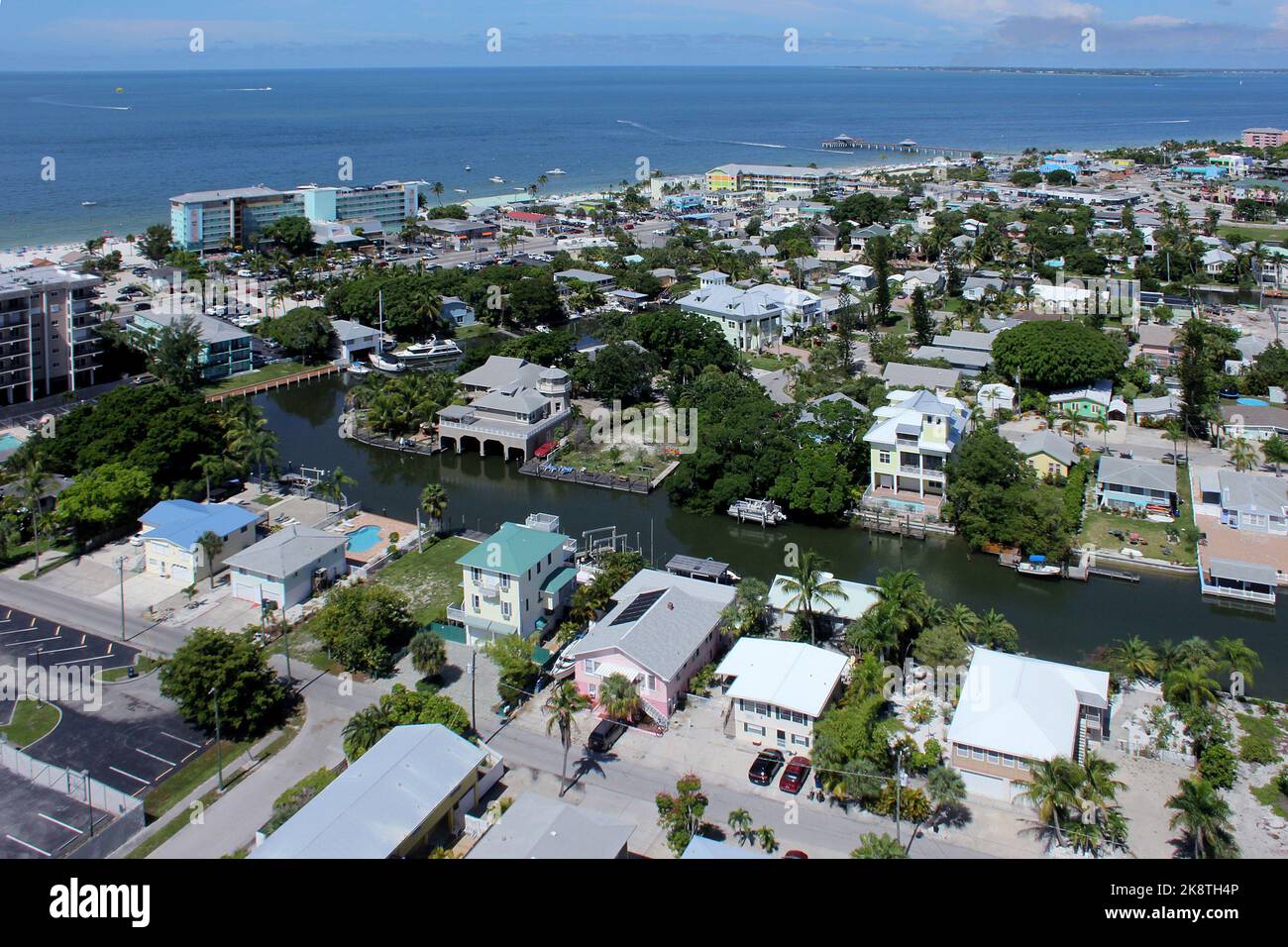 Fort Myers Beach Sanibel captiva avant l'ouragan Ian Banque D'Images