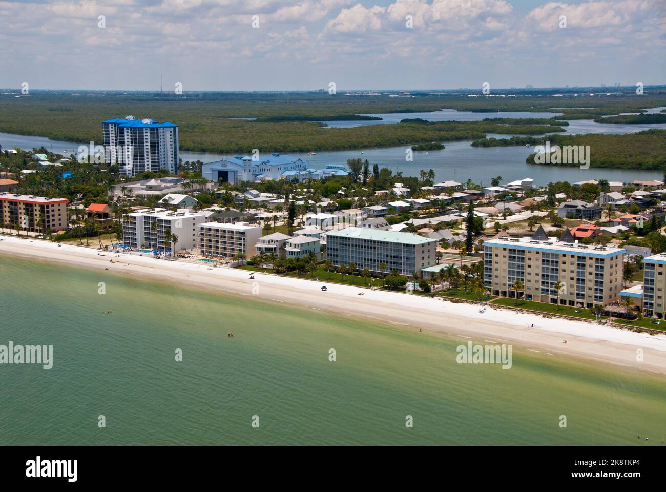 Fort Myers Beach Sanibel captiva avant l'ouragan Ian Banque D'Images