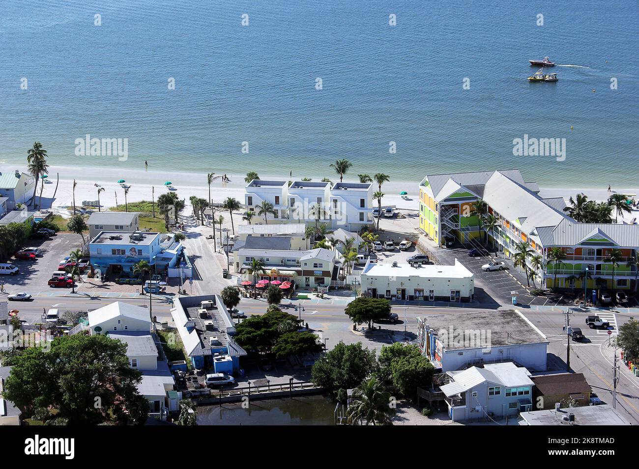 Fort Myers Beach Sanibel captiva avant l'ouragan Ian Banque D'Images