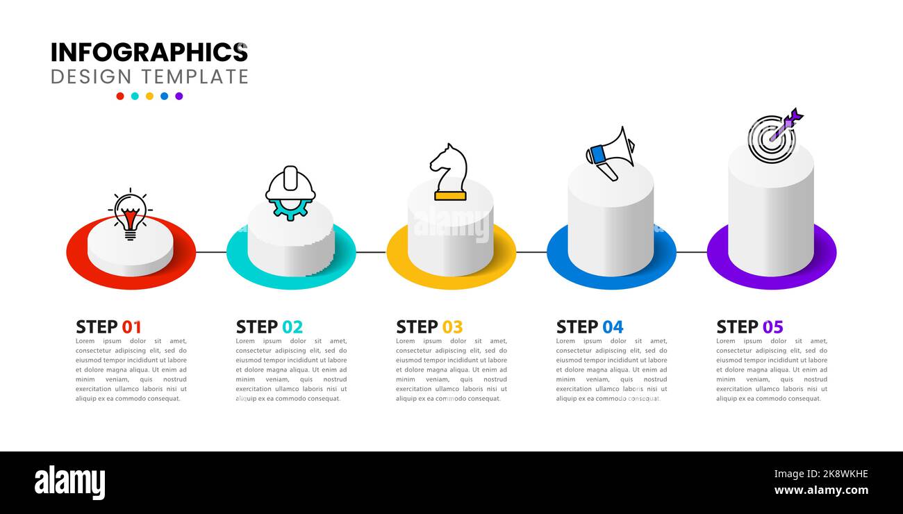 Modèle d'infographie avec icônes et 5 options ou étapes. Peut être utilisé pour la mise en page de flux de travail, le diagramme, la bannière, la conception Web. Illustration vectorielle Illustration de Vecteur Modèle d'infographie avec icônes et 5 options ou étapes. Peut être utilisé pour la mise en page de flux de travail, le diagramme, la bannière, la conception Web. Illustration vectorielle Illustration de Vecteur