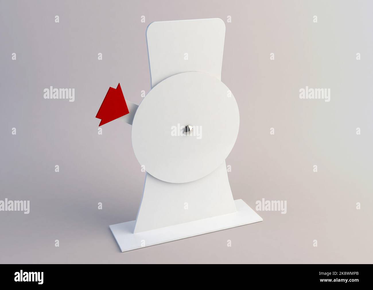3D illustration d'une roue de fortune pour les tirages chanceux Banque D'Images