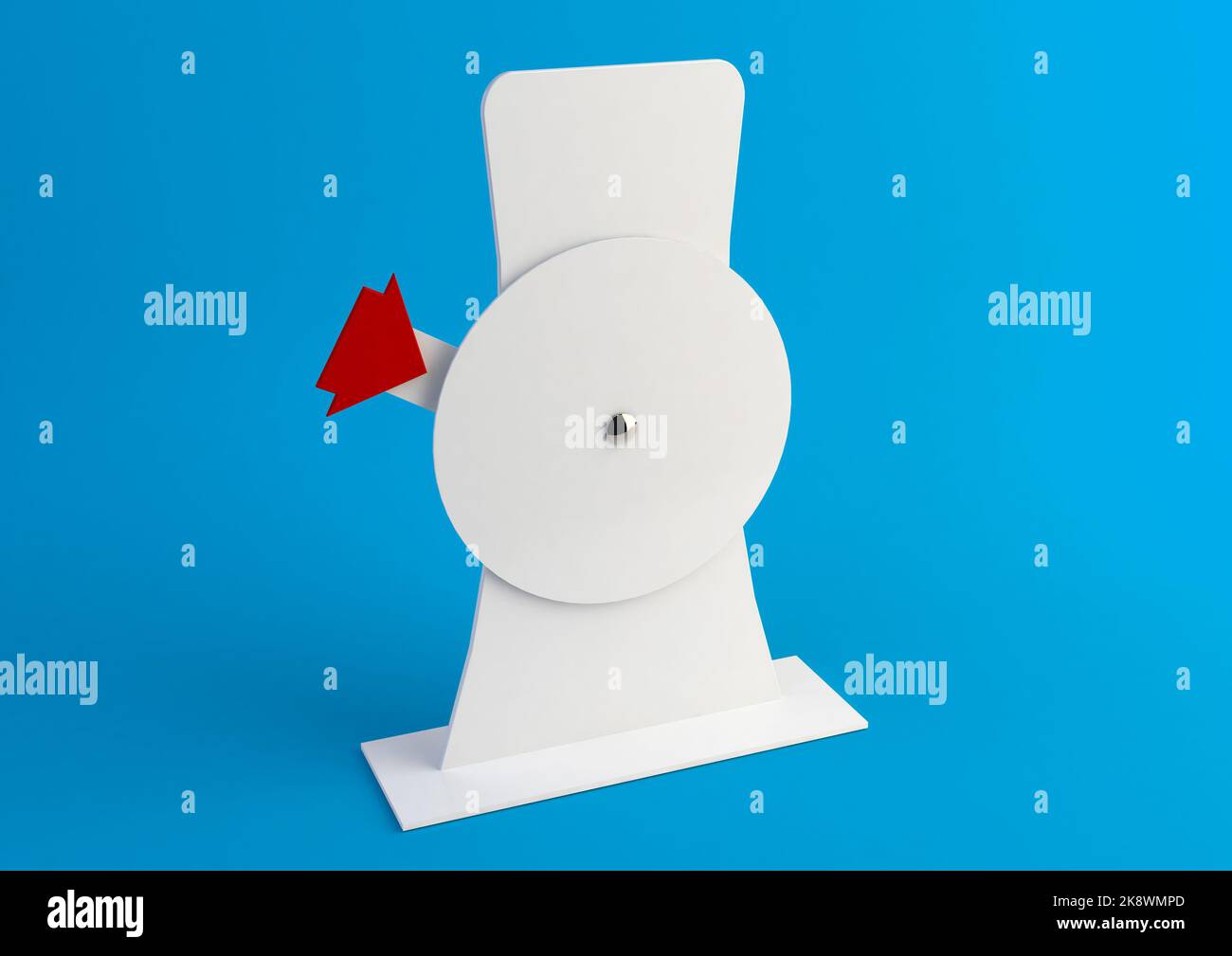 3D illustration d'une roue de fortune pour les tirages chanceux Banque D'Images