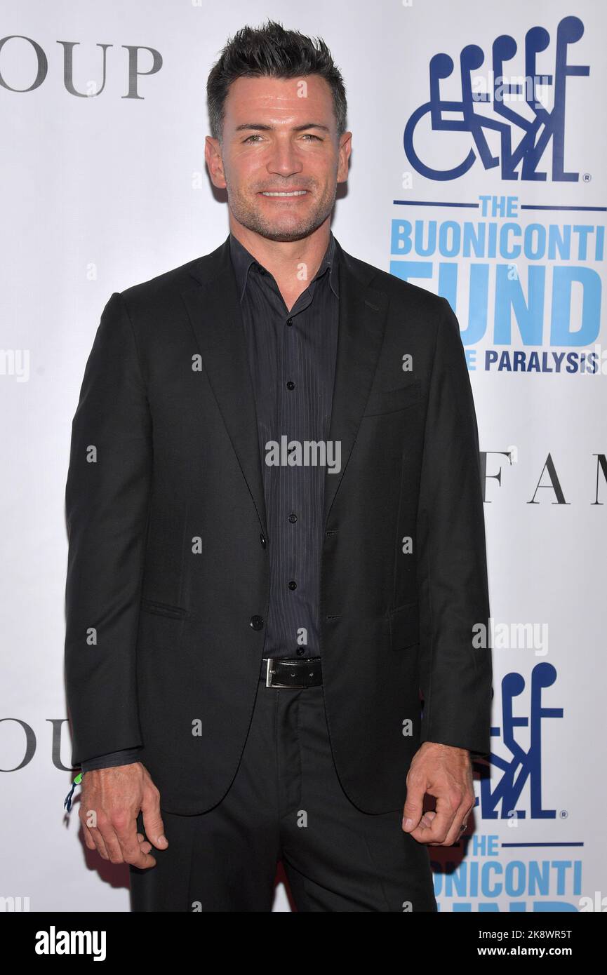 New York, États-Unis. 24th octobre 2022. L'acteur Aiden Turner assiste au dîner annuel 37th de Buoniconti Fund to Cure Gentias' Great Sports Legends au Marriot Marquis Hotel à New York, NY, 24 octobre 2022. (Photo par Anthony Behar/Sipa USA) crédit: SIPA USA/Alay Live News Banque D'Images