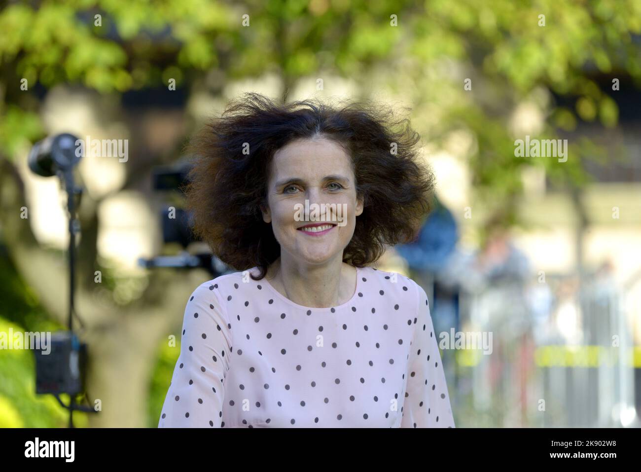 Theresa Villiers MP (con: Chipping Barnett) à Westminster, le jour où Rishi Sunak est devenu chef du parti conservateur. 24th octobre 2022 Banque D'Images