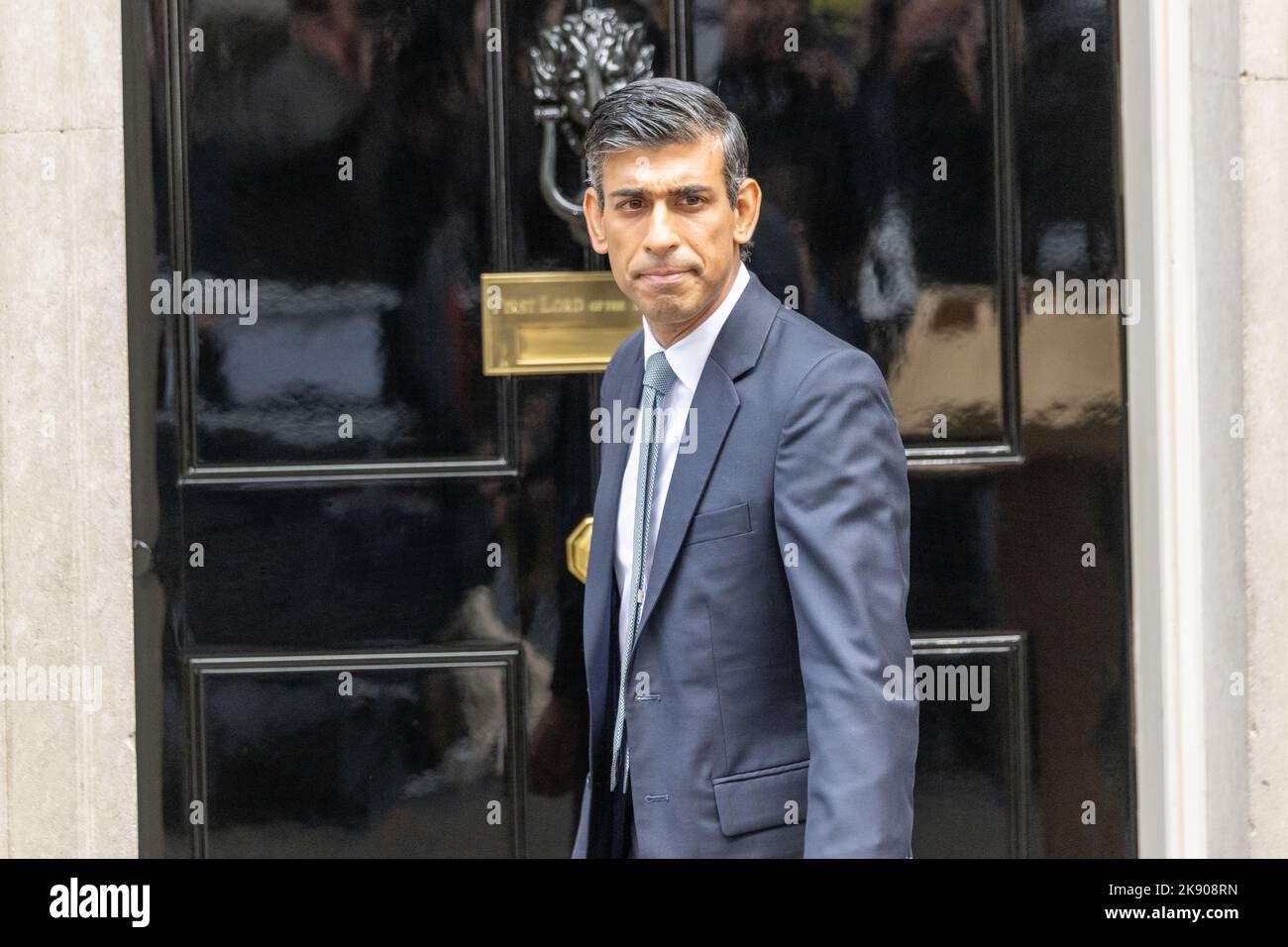 Londres, Royaume-Uni. 25th octobre 2022. Le Premier ministre Rishi Sunak fait sa première déclaration à Downing Street, Londres, Royaume-Uni crédit : Ian Davidson/Alay Live News Banque D'Images