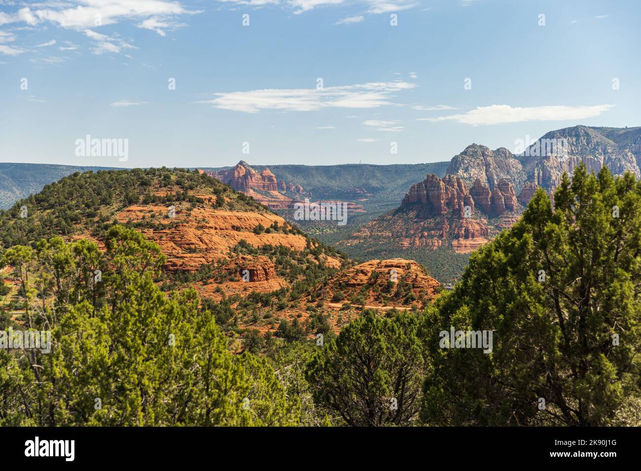 Belle vue à Sedona, Arizona Banque D'Images