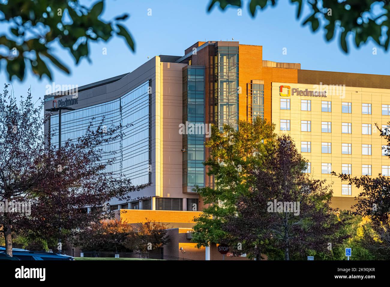 Piedmont Newnan Hospital à Newnan, Géorgie, fait partie du système de santé Piedmont dans le Grand Atlanta / Géorgie du Nord. (ÉTATS-UNIS) Banque D'Images