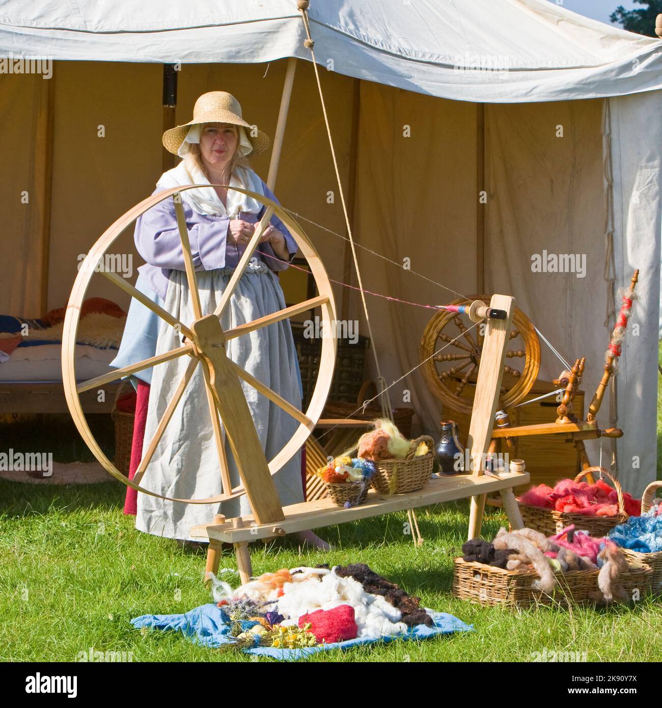 Anglo-Norman à l'histoire de C15th Wool 'Industrie' Banque D'Images