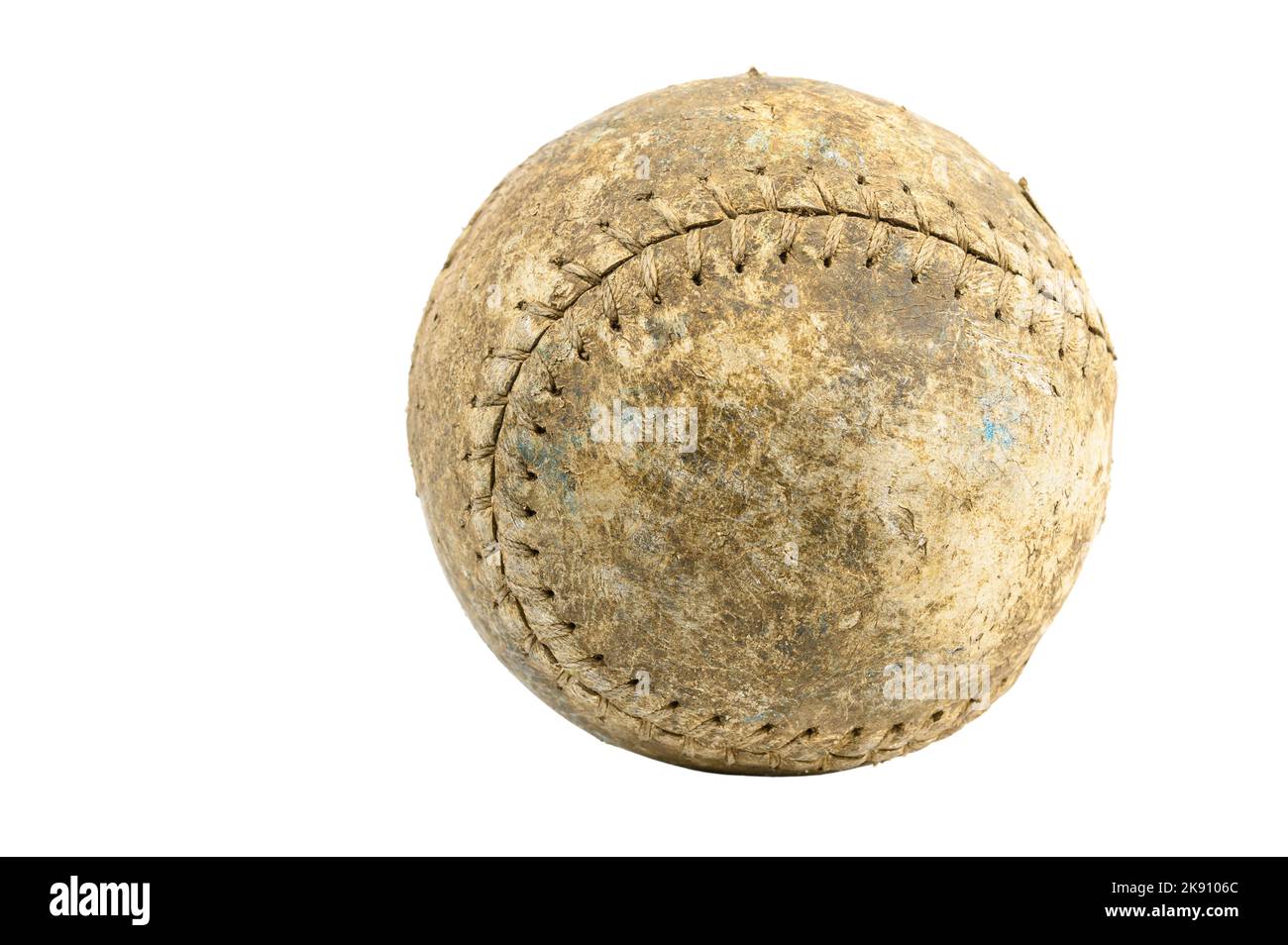 Ballon de baseball sale et usagé Banque D'Images