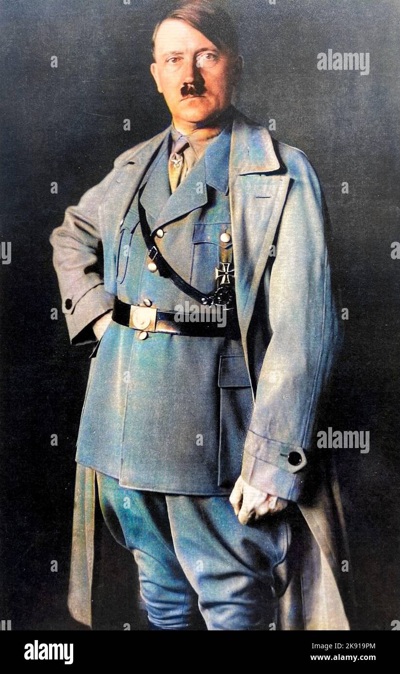 ADOLF HITLER (1889-1945) dirigeant nazi allemand Banque D'Images