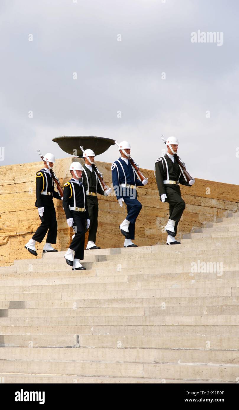 Anıtkabir, situé à Ankara, en Turquie, est le lieu où Mustafa Kemal ...