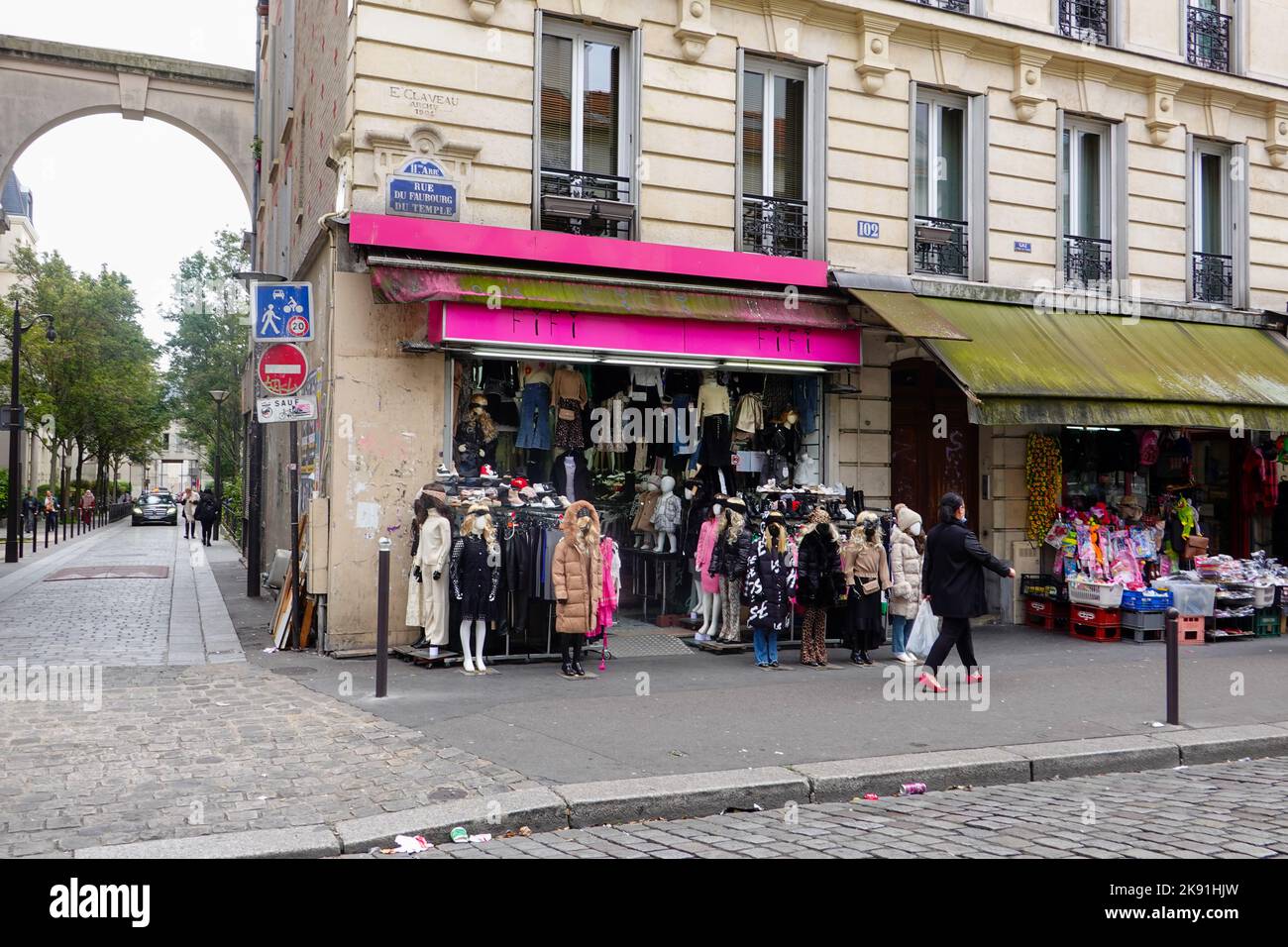 Rue du faubourg du temple Banque de photographies et d’images à haute