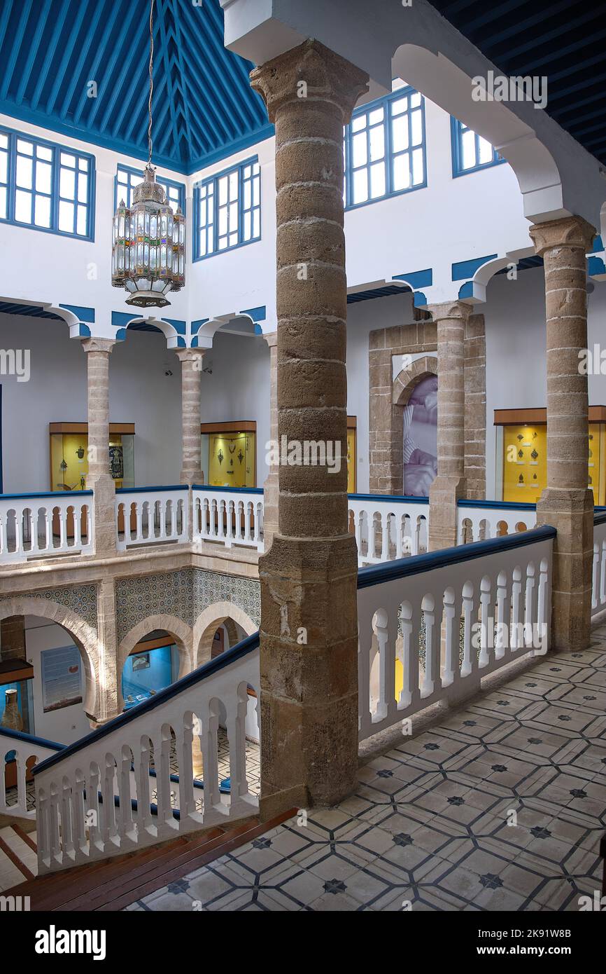 Essaouira, Moorocco, Mogador Sidi Mohammed Ben Abdellah Musée Banque D'Images