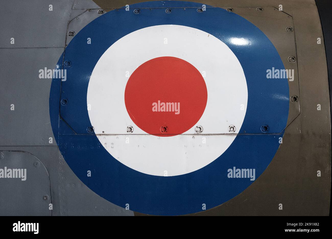 La cocarde sur un Gloster Javelin @ The Jet Age Museum, Staverton, Gloucestershire Banque D'Images