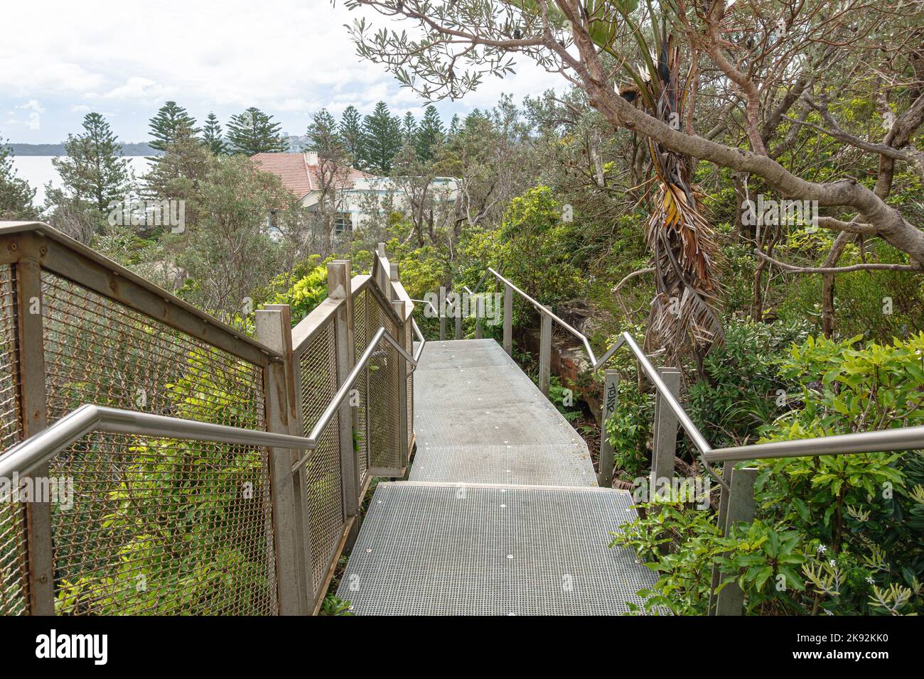 Le sentier de randonnée de Gap Bluff à Watson's Bay, Sydney, Australie Banque D'Images