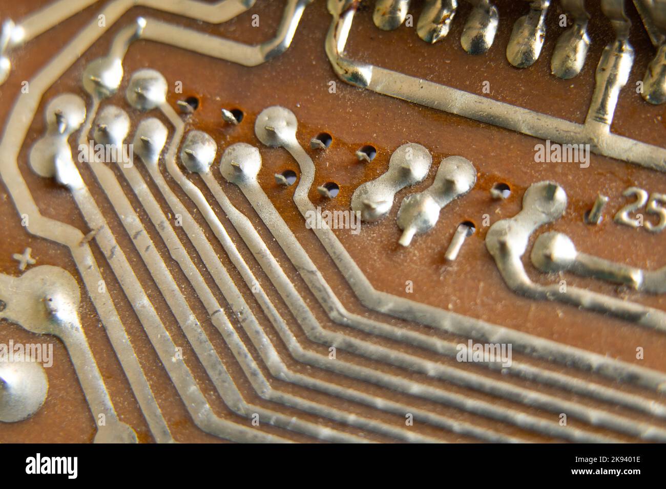 circuit imprimé, calculateur démonté Banque D'Images