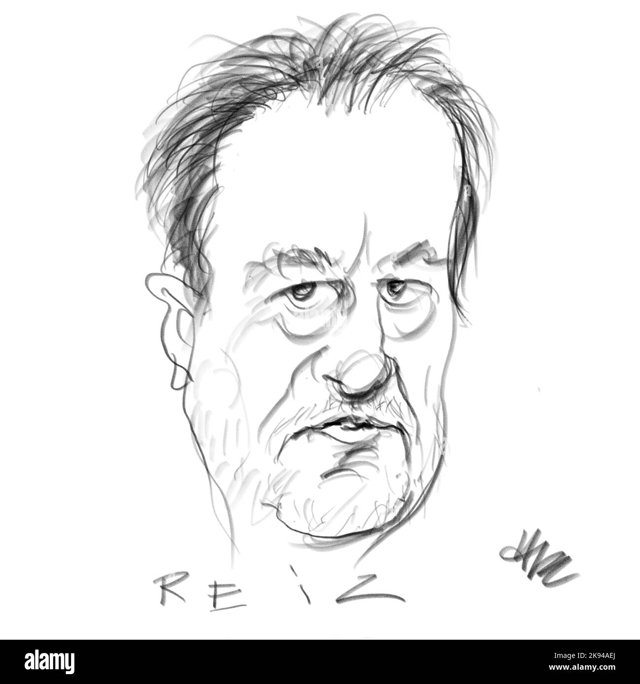 Portrait du directeur Edgar Reiz Banque D'Images