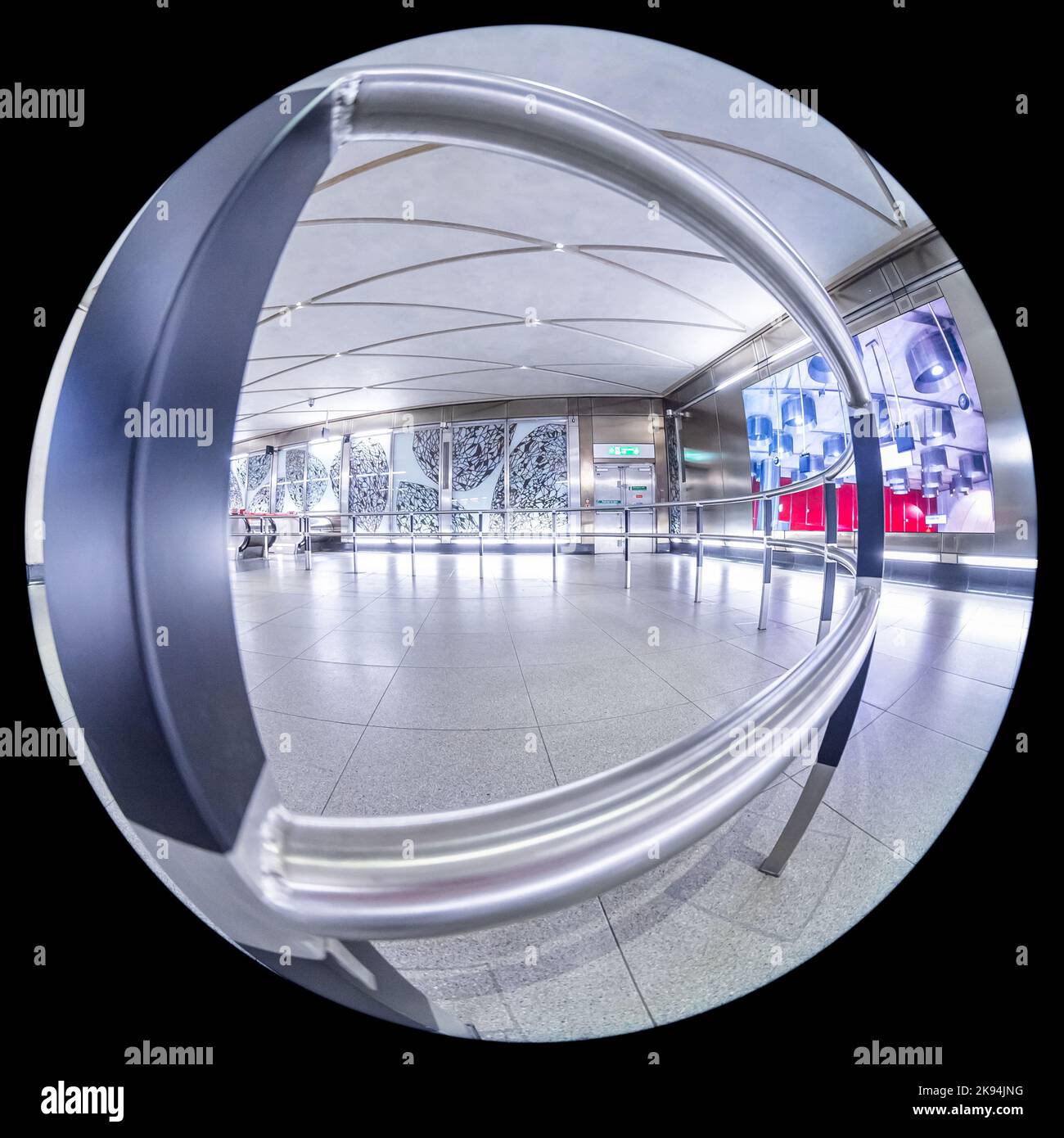 Farringdon - Elizabeth Line Station Banque D'Images