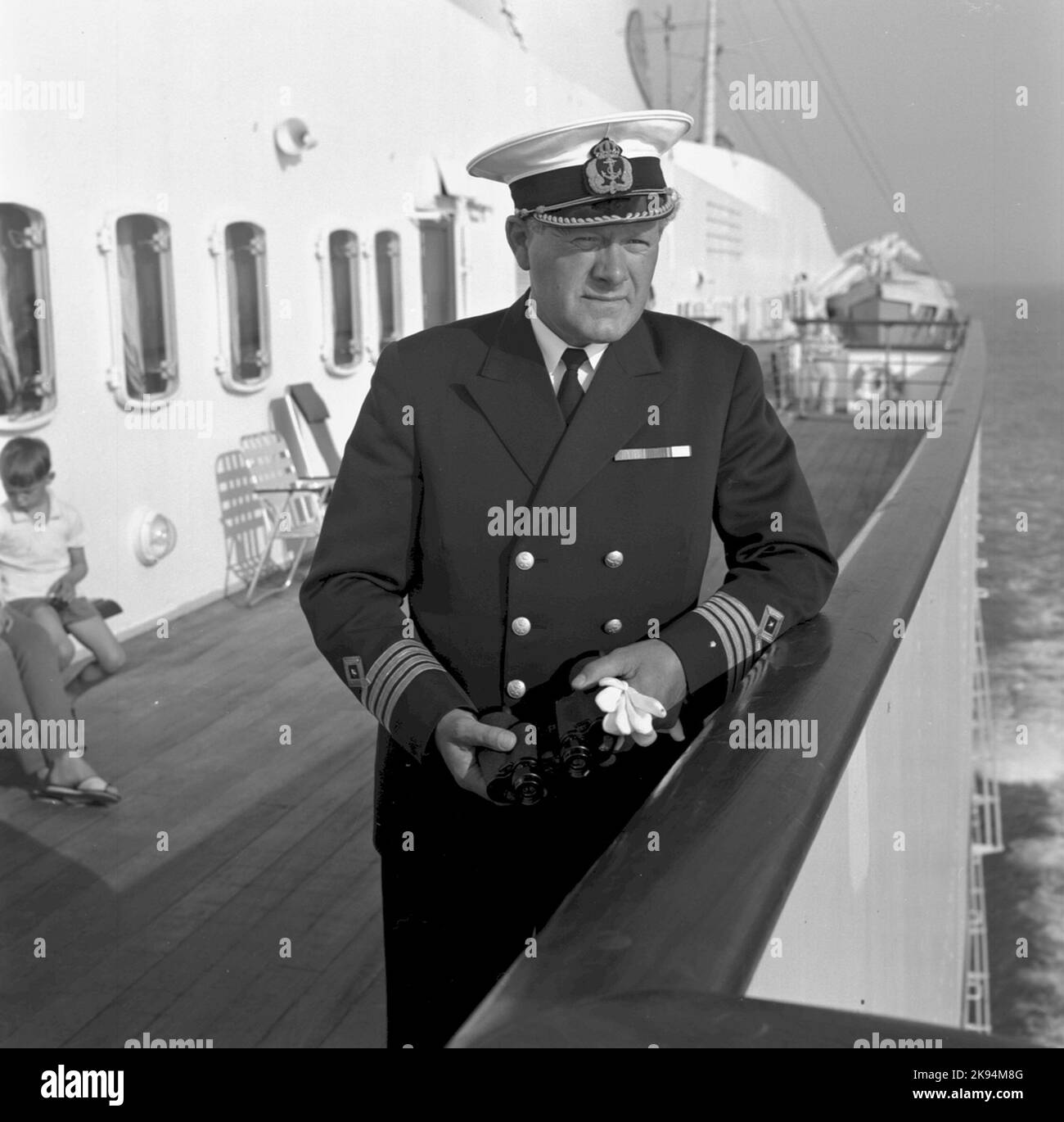 M/S Trelleborg. Capitaine Cesar Johnson Banque D'Images M/S Trelleborg. Capitaine Cesar Johnson Banque D'Images