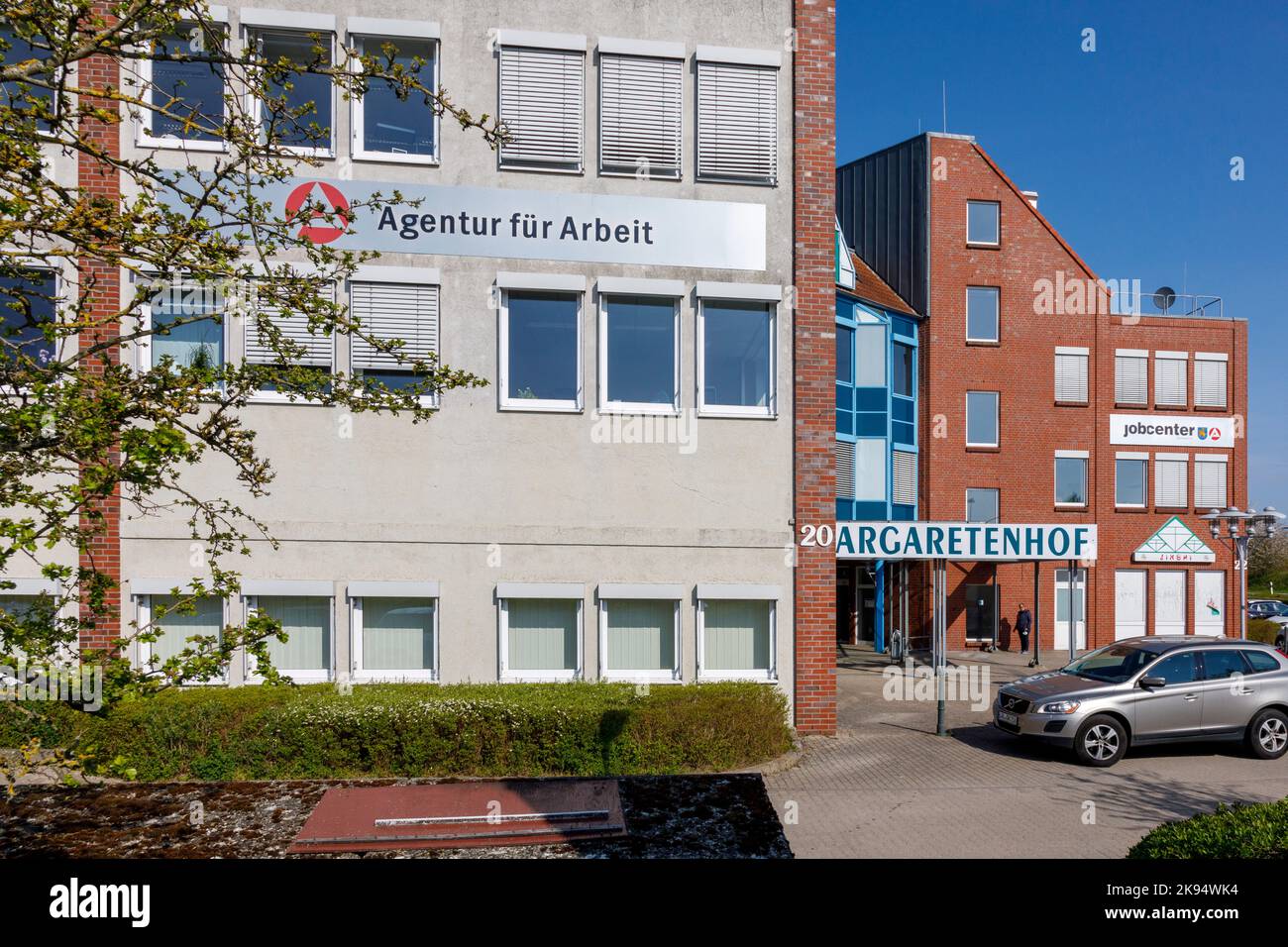 Agence de l'emploi à Schwerin Banque D'Images