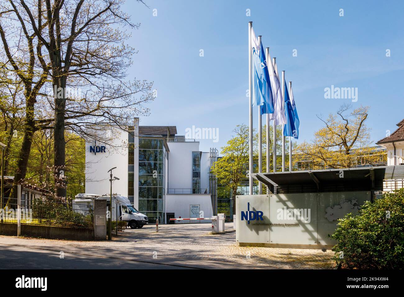 NDR centre de diffusion publique Mecklembourg-Poméranie occidentale à Schwerin Banque D'Images