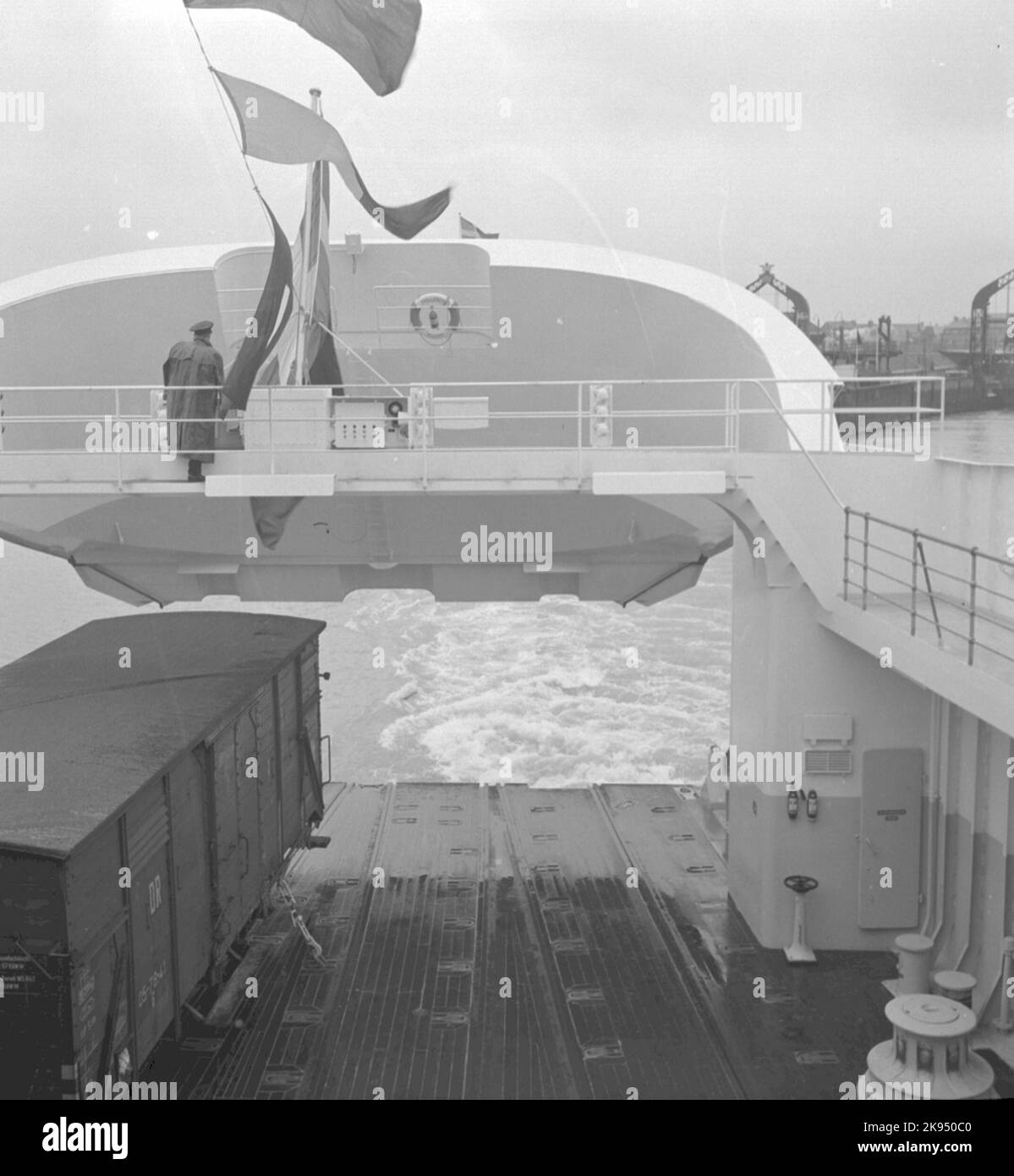 M/S 'Trelleborg', visite d'inauguration. Banque D'Images M/S 'Trelleborg', visite d'inauguration. Banque D'Images