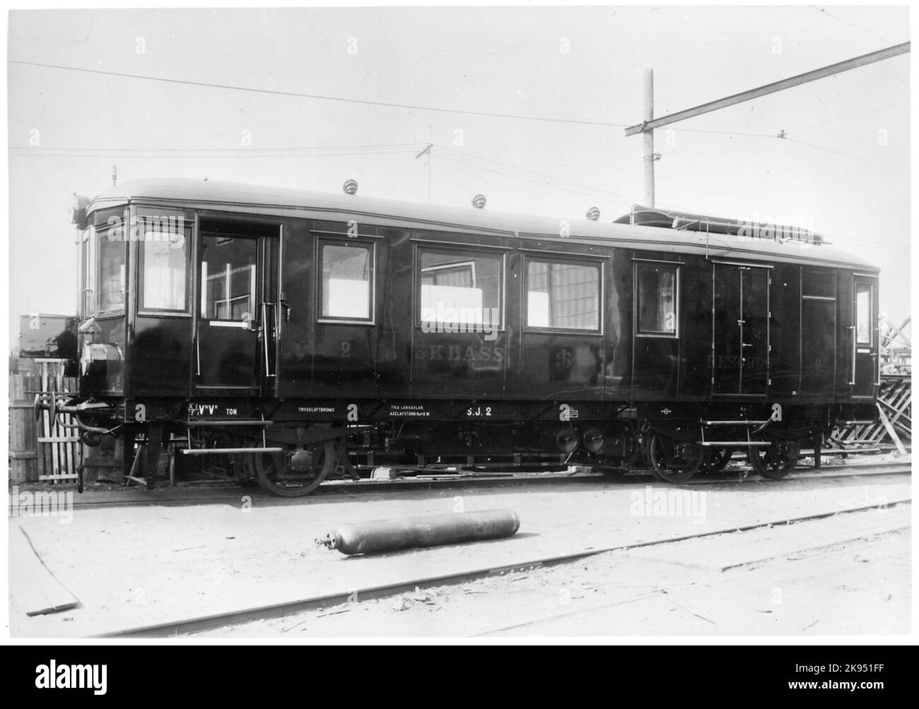 State Railways, SJ Motorvagn 2. Banque D'Images
