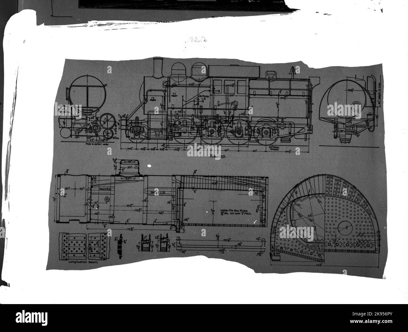 (Lehigh Valley Railroad) LVRR lok 681 Banque D'Images