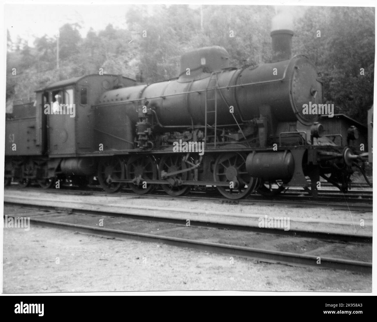 Chemins de fer d'État, SJ E4 1835. Banque D'Images