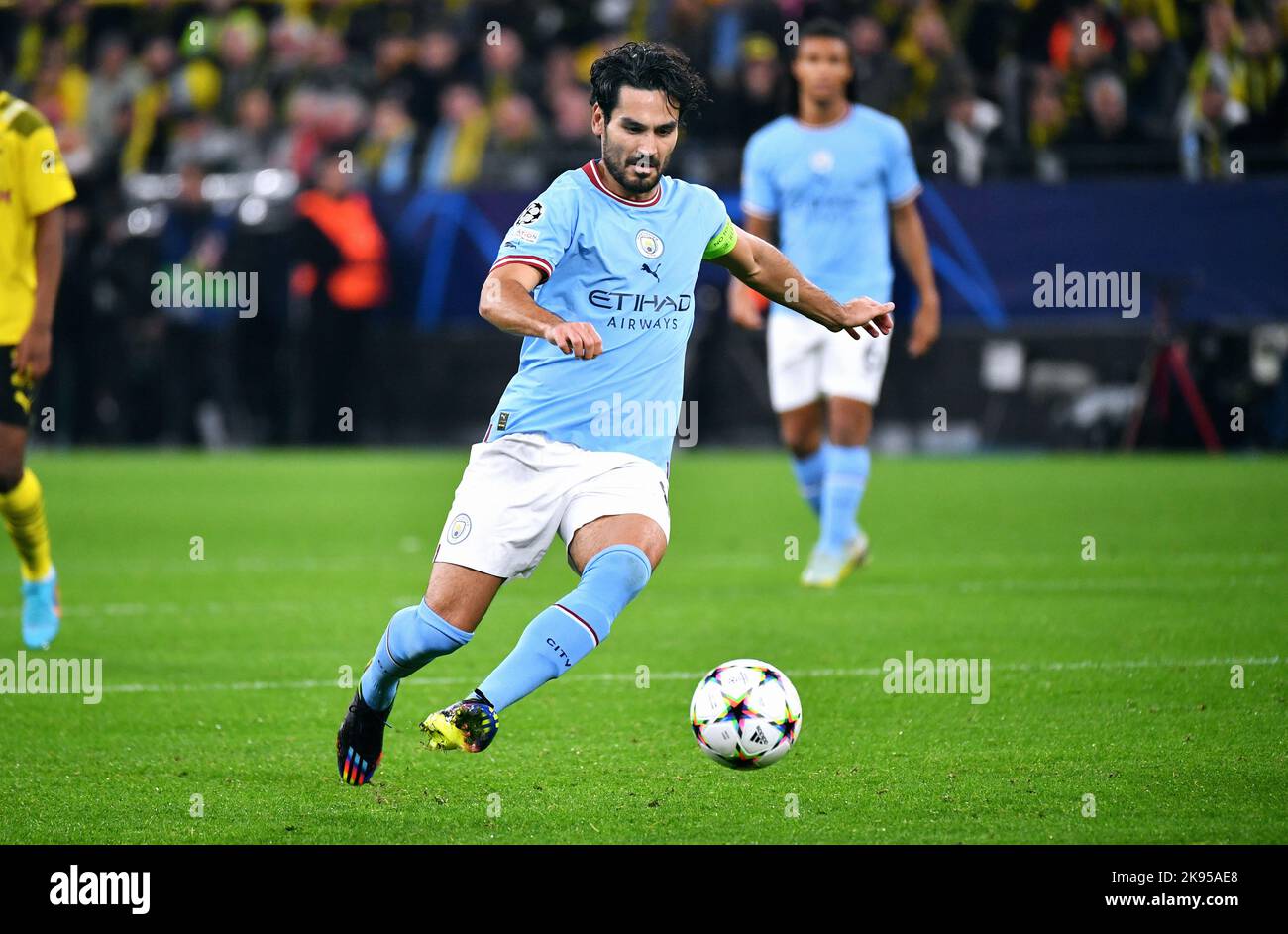 Ligue des champions de l'UEFA, signal Iduna Park Dortmund, Bor. Dortmund contre Manchester City ; Banque D'Images